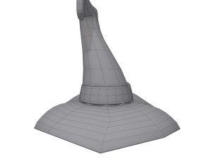 Hat Witch cartoon Model 3D