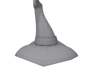 Hat Witch cartoon 3D Model