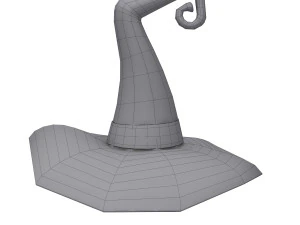 Hat Witch cartoon 3D Model