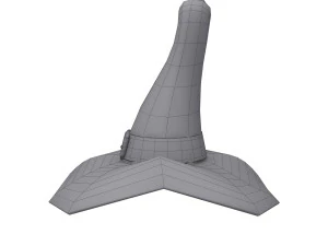 Hat Witch cartoon 3D Model