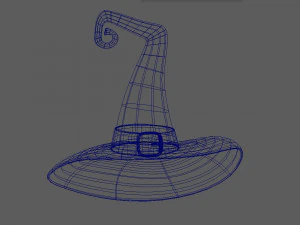 Hat Witch cartoon 3D Model