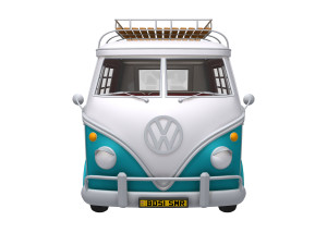 VW Camping Bus Cartoon Modelo 3D