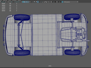 VW Camping Bus Cartoon Modelo 3D