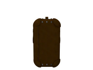 Travel bag cartoon 3D Model