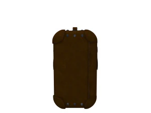 Travel bag cartoon 3D Model
