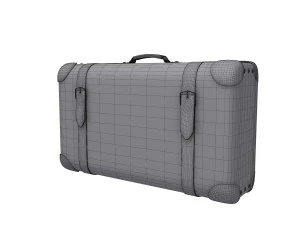 Travel bag cartoon 3D Model