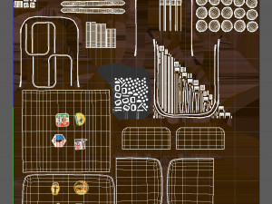 Travel bag cartoon Model 3D