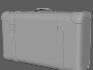 Travel bag cartoon 3D Model