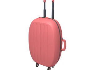 Suitcase cartoon 3D Model