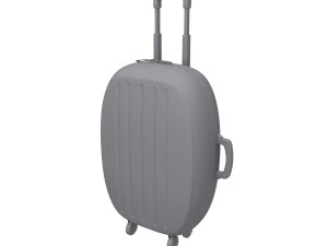 Suitcase cartoon 3D Model