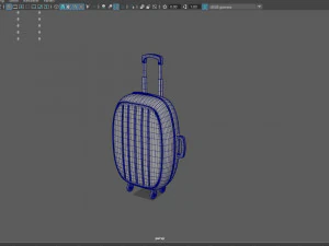 Suitcase cartoon 3D Model