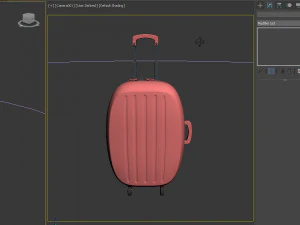 Suitcase cartoon 3D Model
