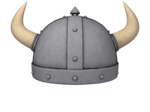 바이킹 헬멧 3D 모델