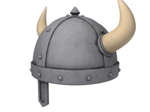 바이킹 헬멧 3D 모델