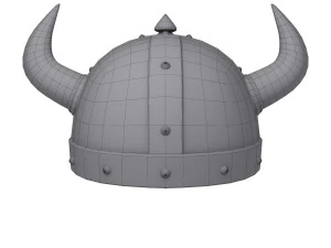 바이킹 헬멧 3D 모델