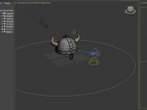 바이킹 헬멧 3D 모델