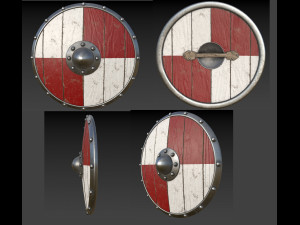 Viking shield 02 3D Model