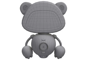 Robot 2 Cartoon 3D Model