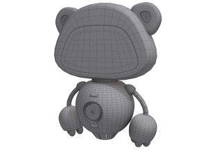 Robot 2 Cartoon Modelo 3D