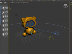 Robot 2 Cartoon Modelo 3D