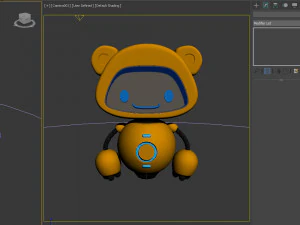Robot 2 Cartoon 3D Model