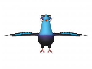 Pigeon cartoon 3Dモデル