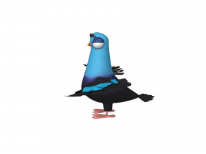 Pigeon cartoon 3Dモデル