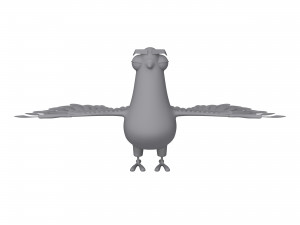 Pigeon cartoon 3Dモデル