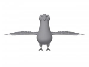 Duif tekenfilm 3D Model