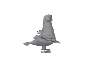 Pigeon cartoon 3Dモデル
