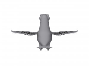 Pigeon cartoon 3Dモデル