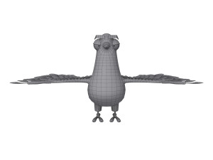 Pigeon cartoon 3Dモデル