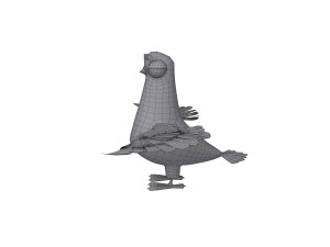 Pigeon cartoon 3Dモデル