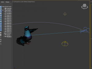 Pigeon cartoon 3Dモデル