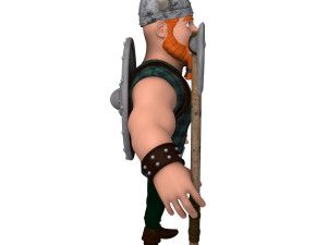Viking Cartoon 3Dモデル