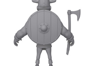 Viking Cartoon 3Dモデル