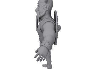 Viking Cartoon 3Dモデル