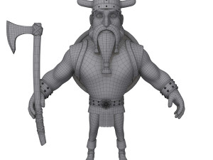 Viking Cartoon 3Dモデル