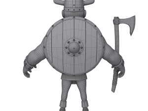 Viking Cartoon 3Dモデル