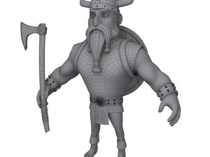 Viking Cartoon 3Dモデル