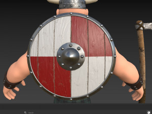 Viking Cartoon 3Dモデル