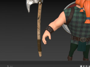 Viking Cartoon 3Dモデル