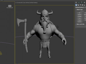 Viking Cartoon 3Dモデル