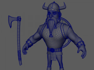 Viking Cartoon 3Dモデル