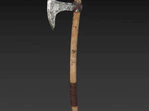 Dessin anim&eacute; viking Modèle 3D