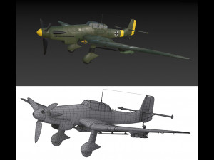 WW2 German Aircraft 3D Model