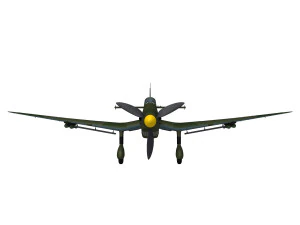 WW2 German Aircraft 3D Model