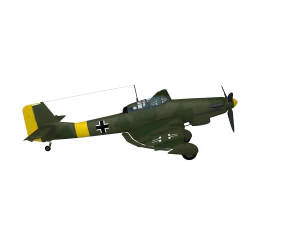 WW2 German Aircraft 3D Model