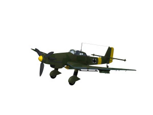 WW2 German Aircraft 3D Model
