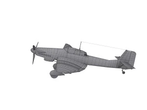 WW2 German Aircraft 3D Model
